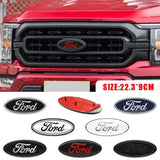 Front Grille & Rear Trunk Emblem for Ford – Replacement Badge for F-150, F-250, Edge, Escape, Transit & Fusion