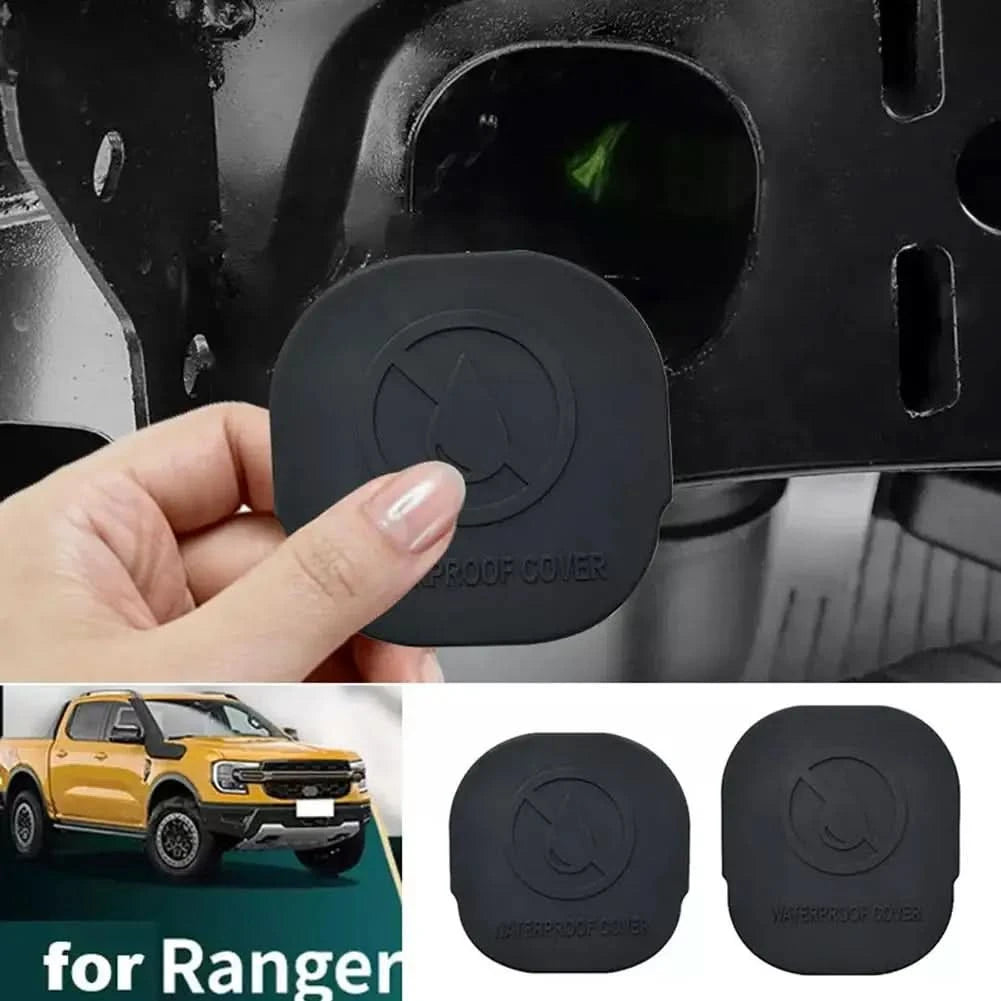 Ford Ranger Rear Axle Rubber Protective Covers – Frame Beam Sealing Pads (2023–2024)