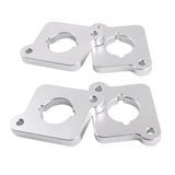 VW / Audi 1.8T 20V to 2.0 TFSI / R8 Coilpack Adapter Plate Set Billet Aluminum (Frosted Silver) for A3 / S3 / A4 / A6 / TT MK1 / Golf MK4 / GTI / Jetta / Beetle / Passat 1996 - 2011