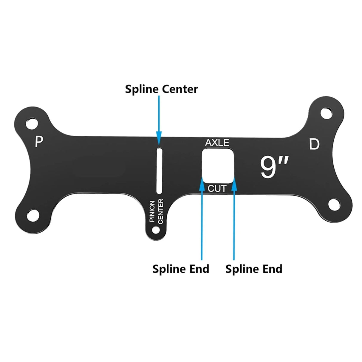 Ford 9-Inch Rear Axle Tube Narrowing Cut Guide Tool – Precision Pinion Centering Fixture