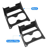 Honda CR-V 6th Gen Center Console Cup Holder Trim – Carbon-Style ABS Cover (2023–2025 Hybrid)