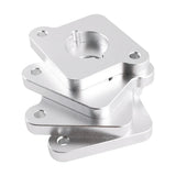 VW / Audi 1.8T 20V to 2.0 TFSI / R8 Coilpack Adapter Plate Set Billet Aluminum (Frosted Silver) for A3 / S3 / A4 / A6 / TT MK1 / Golf MK4 / GTI / Jetta / Beetle / Passat 1996 - 2011