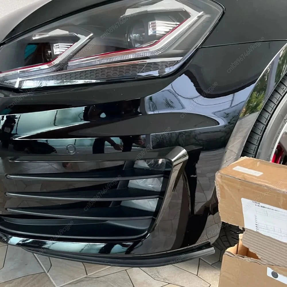 VW Golf 7 MK7 GTI/GTD (2012–2017) Front Bumper Air Vent Trim & Fog Light Intake Splitter Canards