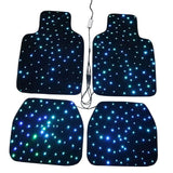 RGB Fiber Optic Star Light Car Floor Mats – Waterproof LED Set w/ App & Remote Control