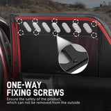 Billet Rear Door Window Vent Inserts for Toyota 4Runner 2010–2021