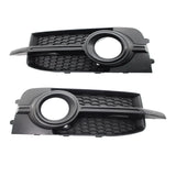 Honeycomb Front Bumper Fog Light Grille – Fit for Audi A1 S-Line 2010–2014 | Left/Right Fog Lamp Mesh Cover (OEM Style 8X0807681B / 8X0807682B)