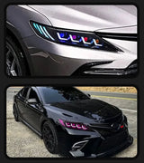Toyota Camry RGB LED Projector Headlights – DRL Upgrade with Custom Lighting (2018–2024)