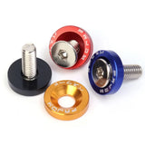 Universal M6 Aluminum Fender Washer & Bolt Kit – Concave Fasteners (20-Piece or 40-Piece Set)