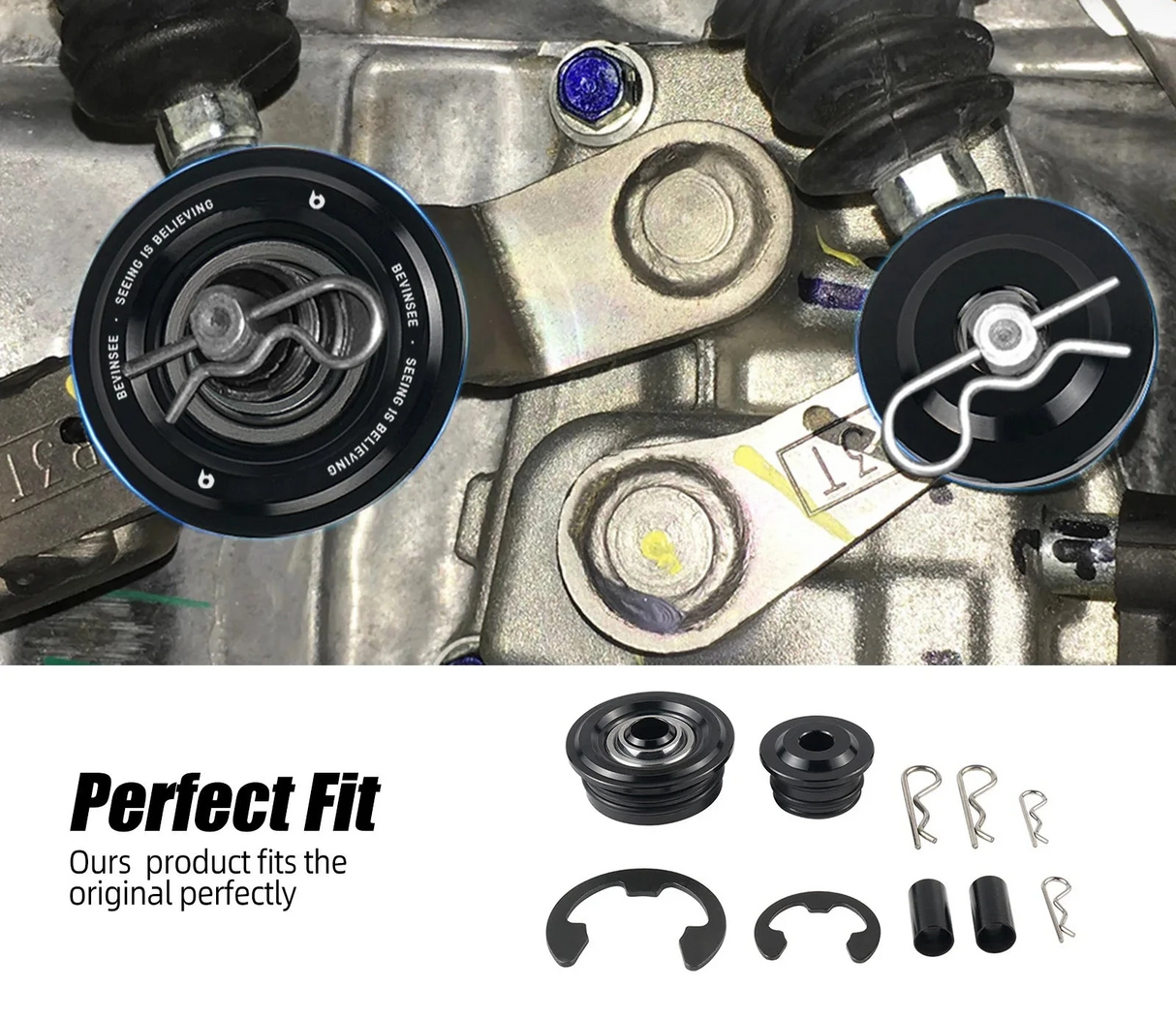 Spherical Shifter Cable Bushing Kit – Precision Upgrade for Civic Si, Accord & RSX