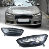 Audi A6 / A6L C7 Matrix-Style LED Headlights – Full LED DRL & Dynamic Turn Signal (2012–2015)