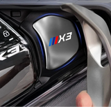 Stainless Steel Inner Door Bowl Guards for BMW X3 G45 2024–2025 – 4-Piece Protective Handle Trim Set