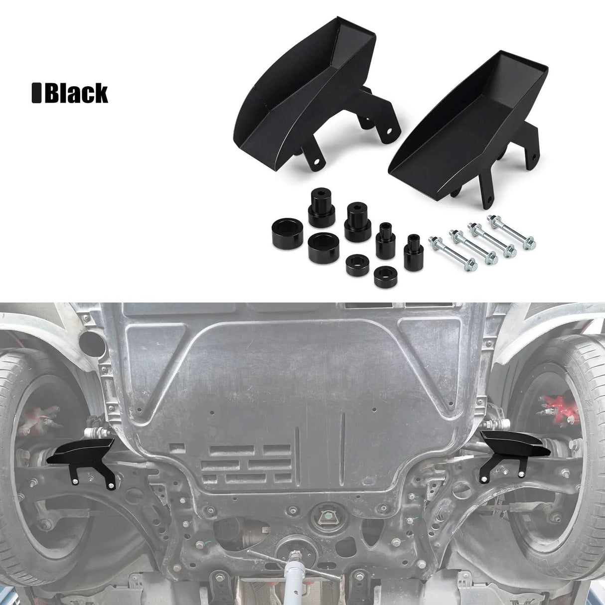 Performance Front Brake Cooling Deflectors – Golf GTI (2015–2021) / Golf R (2015–2019)