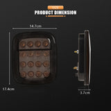 LED Tail Lights for Jeep Wrangler CJ / YJ / TJ – Smoked or Red Lens (2-Piece Set)