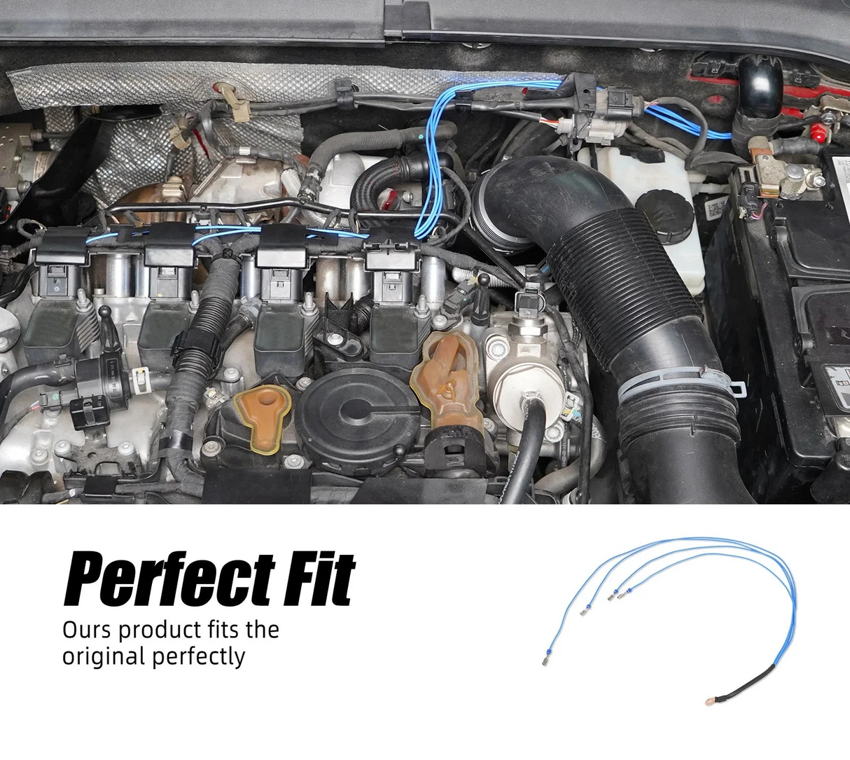 Ignition Coil Grounding Wire Upgrade for EA888 Gen 3 1.8T & 2.0T (8K0 Coil) – Performance Ground Kit