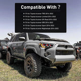 LED Headlight Assembly with Sequential Turn Signals & Start-Up DRL – Toyota 4Runner 5th Gen (2014–2022)