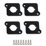 VW / Audi 1.8T 20V to 2.0 TFSI / R8 Coilpack Adapter Plate Set Billet Aluminum (Frosted Silver) for A3 / S3 / A4 / A6 / TT MK1 / Golf MK4 / GTI / Jetta / Beetle / Passat 1996 - 2011