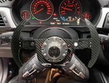 BMW Carbon Fiber Magnetic Shift Paddle Bracket – Steering Wheel Button Retention Mount