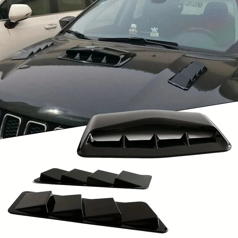 Universal Hood & Side Vent Cover Set – Performance Style Exterior Vent Trim (3-Piece Set)