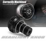 Ford Bronco / F-150 / F-250 / F-350 & Mustang Billet Aluminum Headlight Switch Knob 1992 - 2004 (Replaces F5TZ11661A / F5ZZ11661A)