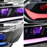 LED Headlight Assembly for Honda Accord (2018–2021) – Devil’s Eye DRL & Projector Lens Headlamps