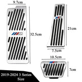 Stainless Steel Performance Pedal Kit for BMW 3 Series (2005–2025) – E90/F30/G20