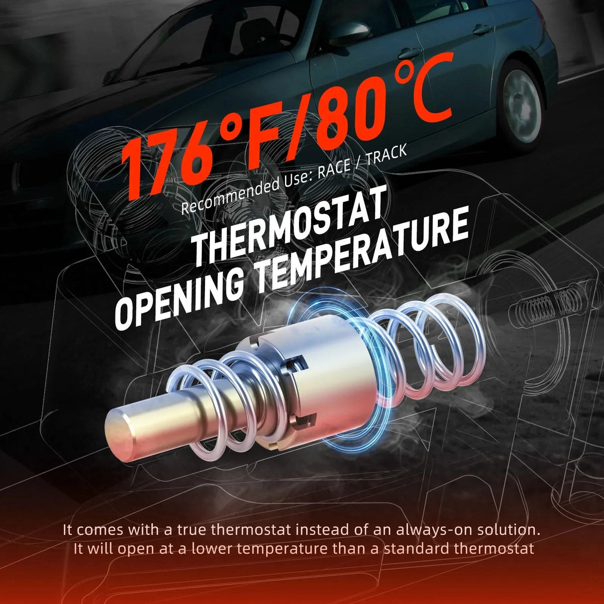 N54 / N55 Low-Temp Oil Cooler Adapter with Thermostat – BMW 135i / 335i / 1M / X1 35i