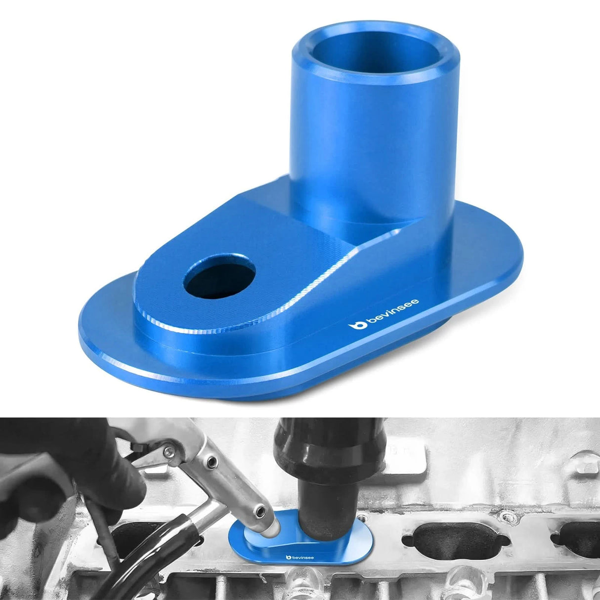 Aluminum Carbon Cleaning Walnut Blaster Adapter – 3.0TFSI Intake Valve Service Tool