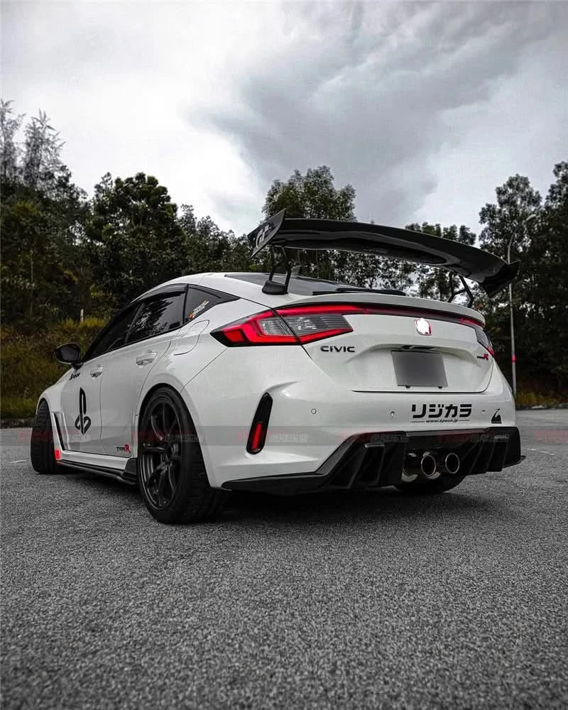 Dry Carbon Fiber GT Rear Wing Spoiler – Civic 11th Gen FL5 Type R