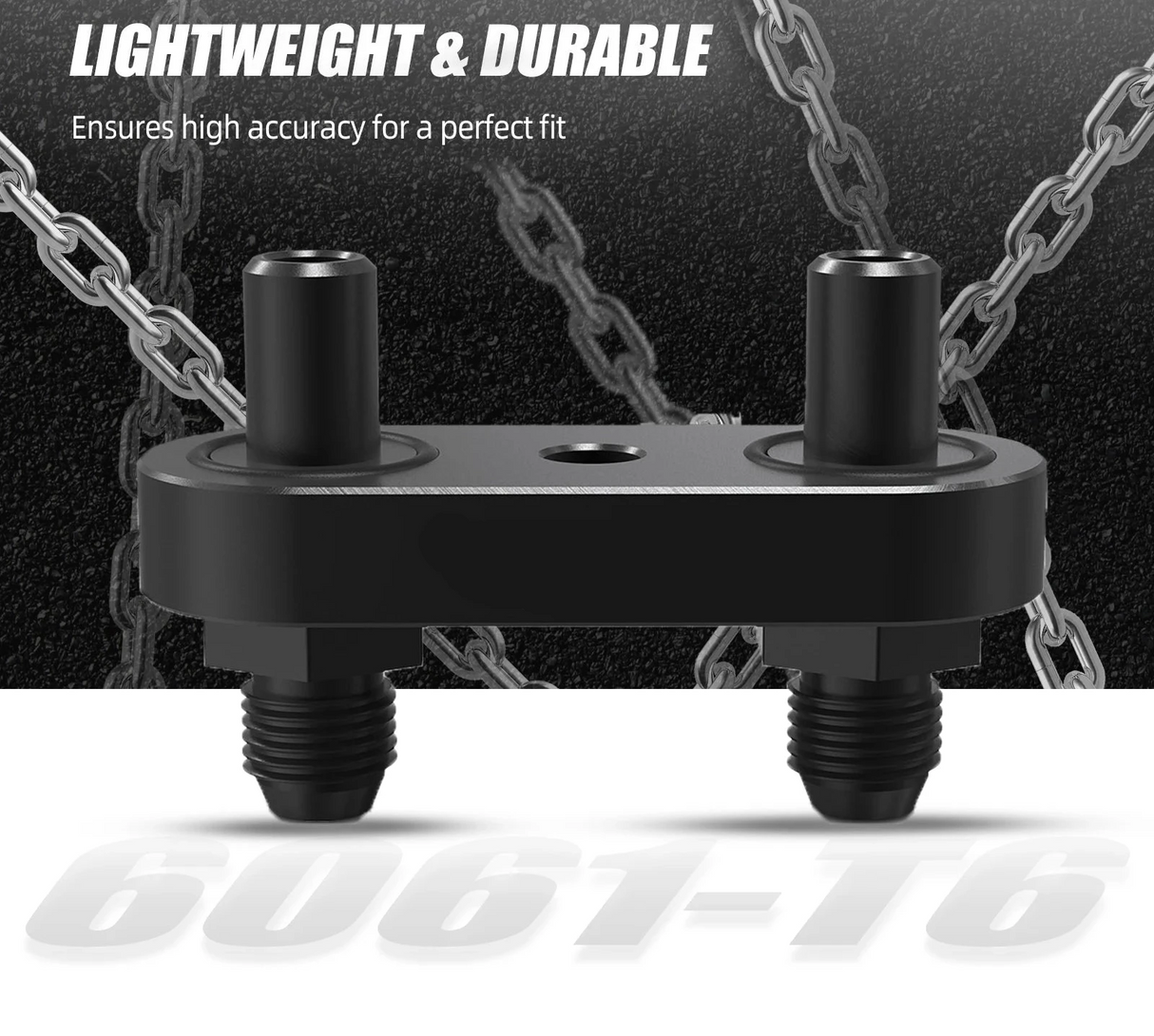 6AN Transmission Oil Cooler Line Manifold Adapter – 6L80E / 6L90E / 8L90E Automatic Transmissions