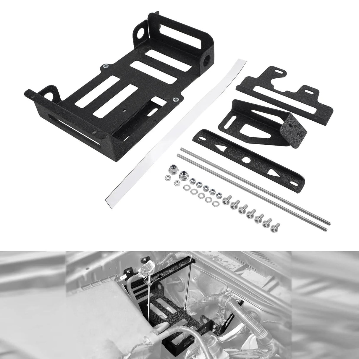 Secondary Battery Tray – Toyota 4Runner 5th Gen (2010–2023) | Group 34 / 35 Dual Battery Mount