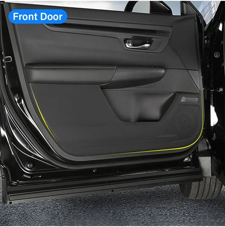 Honda CR-V 6th Gen Door Anti-Kick Pads – PU Leather Side Panel Protectors (2023–2025 Hybrid)