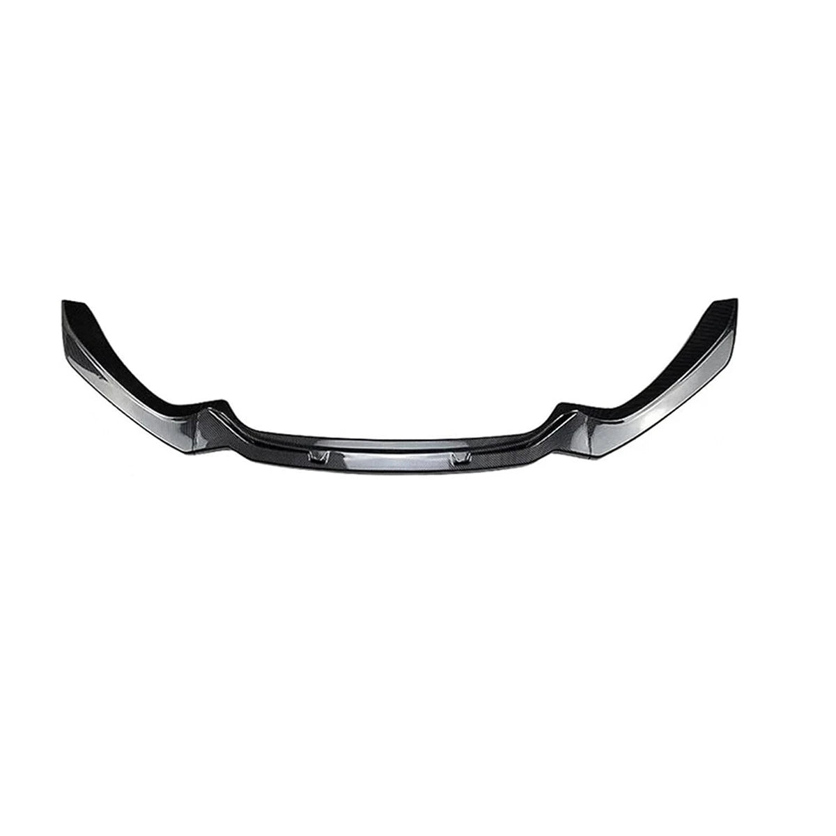 Front Bumper Splitter Lip Kit for BMW 1-Series F20 F21 (2015–2019) – Gloss Black / Carbon Style M-Sport Diffuser Body Kit