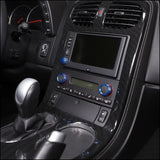 Corvette C6 Aluminum Climate Control Knob Rings – Interior Trim Upgrade (2007–2013, 3-Piece Set)
