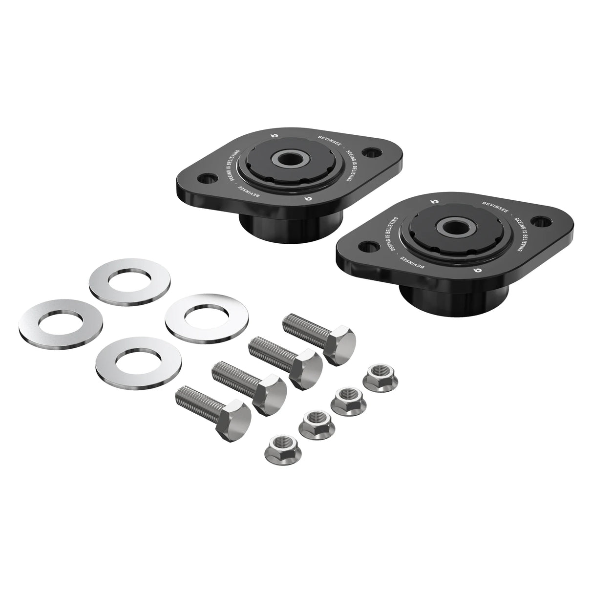 BMW 3 Series E30 E36 E46 / Z3 / Z4 E85 E86 Aluminum 85A Polyurethane Rear Shock Mounts 10mm 1986 - 2008