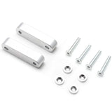 Universal Aluminum Hood Vent Spacer Riser Kit (Black / Purple / Silver)