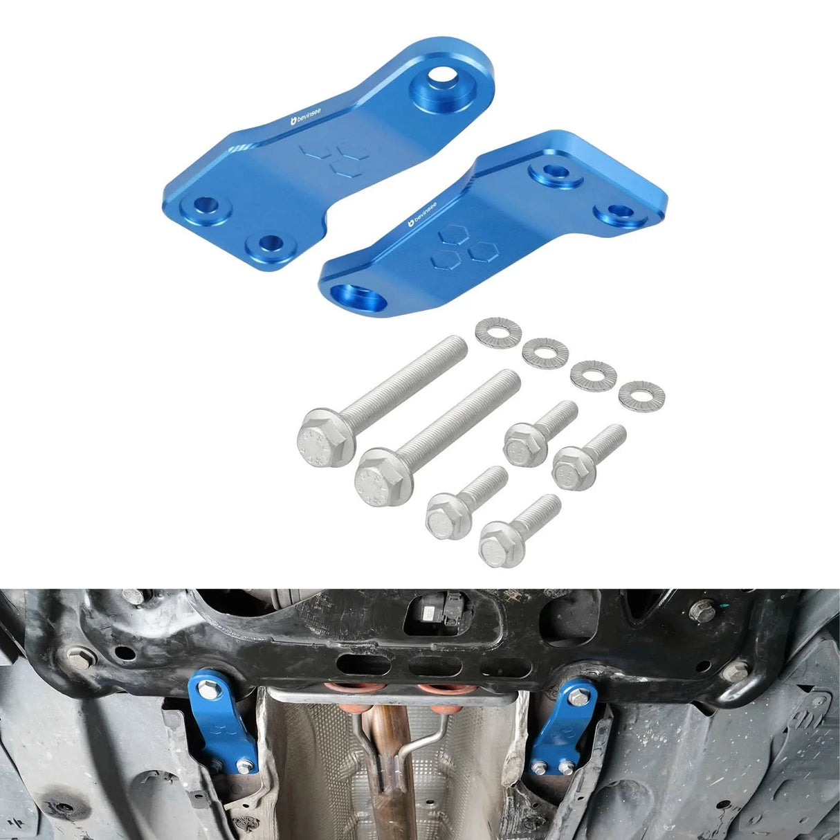 MQB Front Subframe Support Bracket Upgrade – Golf MK7 / MK8, Audi A3 / S3 / RS3, Q2 / Q3