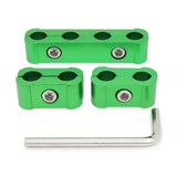 Aluminum Spark Plug Wire Separator Clamp Kit (8mm–10mm) – Engine Bay Dress-Up Set