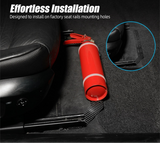 BMW 3 Series E90 E91 E92 E93 Carbon Fiber Fire Extinguisher Seat Mount Holder Bracket 2005 - 2013