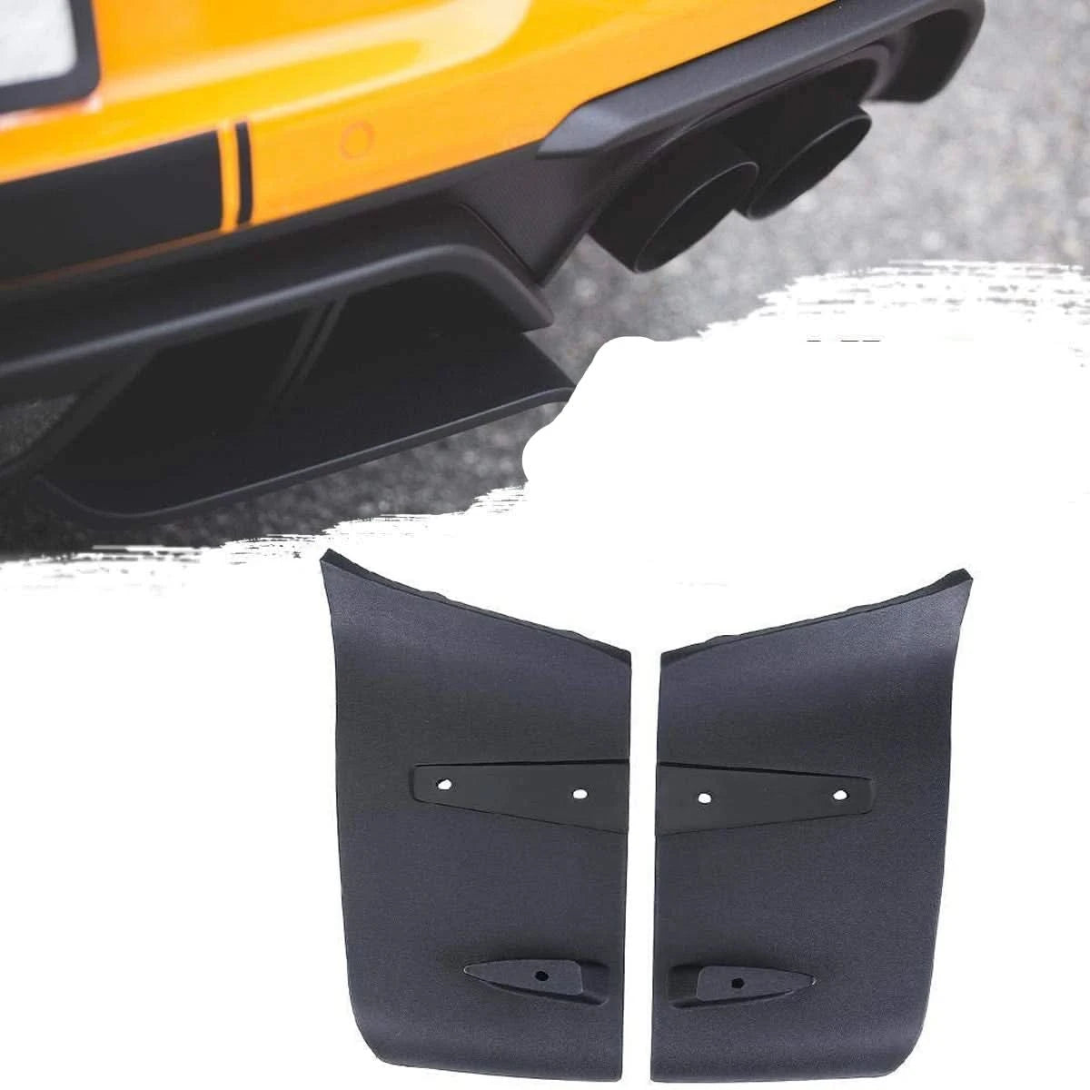 Ford Mustang GT Rear Diffuser – ABS Bumper Lip Valance Kit (2018–2023)