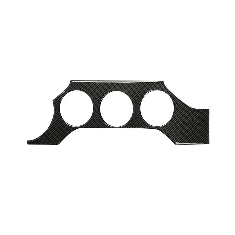 Carbon Fiber Interior Dashboard & Console Trim Kit for Ford Mustang GT 2015–2021 – Full Interior Panel Cover Sticker Set