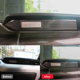 Carbon Fiber Interior Trim Sticker Set – Ford Mustang 2015–2021 Dashboard & Console Accents