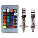 RGB LED Fog Light Bulbs – Multi-Color 5050 Chip Upgrade (H11 / H8 / H9 / H7 / 9005 / 9006 & More)