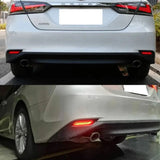 LED Rear Bumper Reflector Lights for Toyota Camry 2018–2024 | Tail, Brake, Rear Fog & Sequential Turn Signal (2PCS)