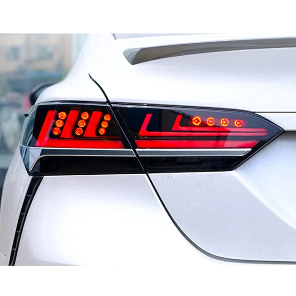Toyota Camry LED Tail Light Assembly – Running, Brake & Rear Fog Lights (2018–2023)
