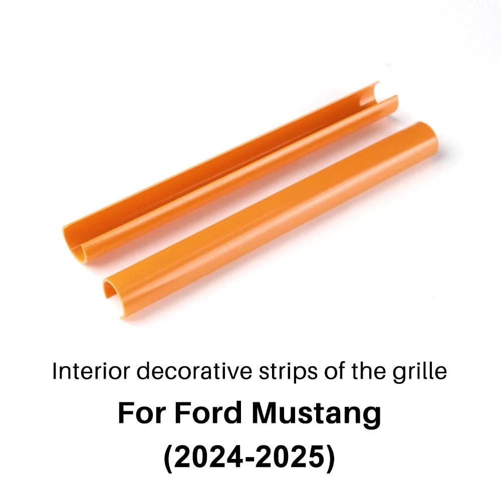 Ford Mustang Front Grille Trim Strips – Sport Styling Accent Pair (2024–2025)