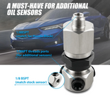 K-Series Oil Pressure Sensor Adapter – 1/8 BSPT Multi-Port Block Adapter