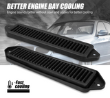 BMW E81 / E82 / E87 / E88 1 Series, E90 / E91 / E92 / E93 3 Series & E84 X1 Cowl Delete Replacement Air Filter Set 2005 - 2015 (2-Piece HVAC Cowl Filter)