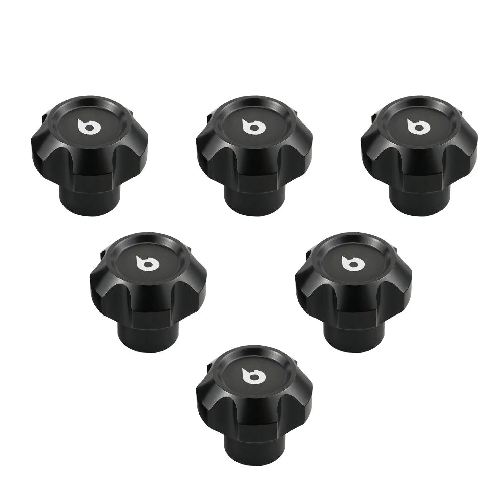 Jeep CJ-5 / CJ-7 / CJ-8 Billet Aluminium Dash Knob Set 1976 - 1986 (6-Piece Set)