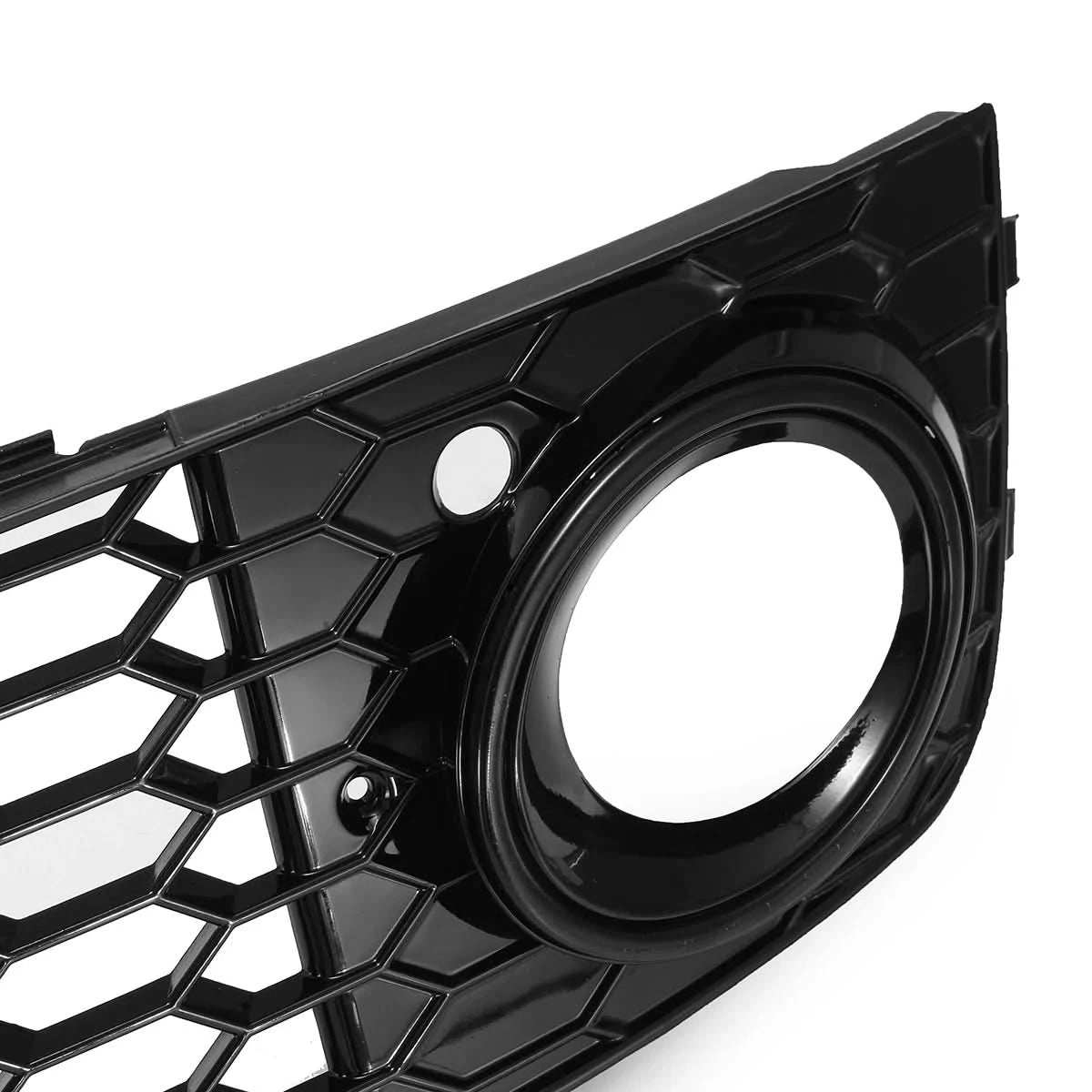 Fog Light Grille Pair for Audi A4 B8 (2009–2012) – RS-Style Honeycomb Mesh Front Bumper Covers