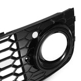 Fog Light Grille Pair for Audi A4 B8 (2009–2012) – RS-Style Honeycomb Mesh Front Bumper Covers